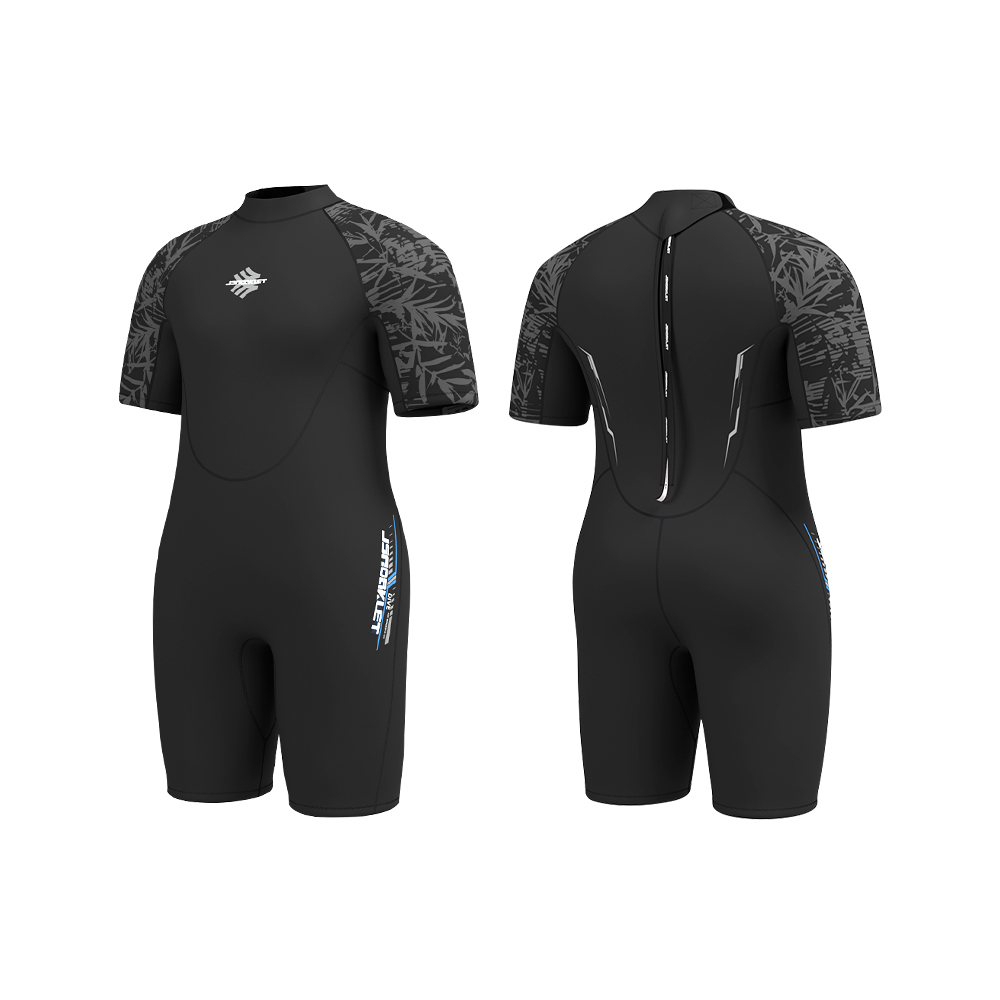 Wetsuit 3Mm Neoprene - Men's 3mm Neoprene Plus Size Shorty