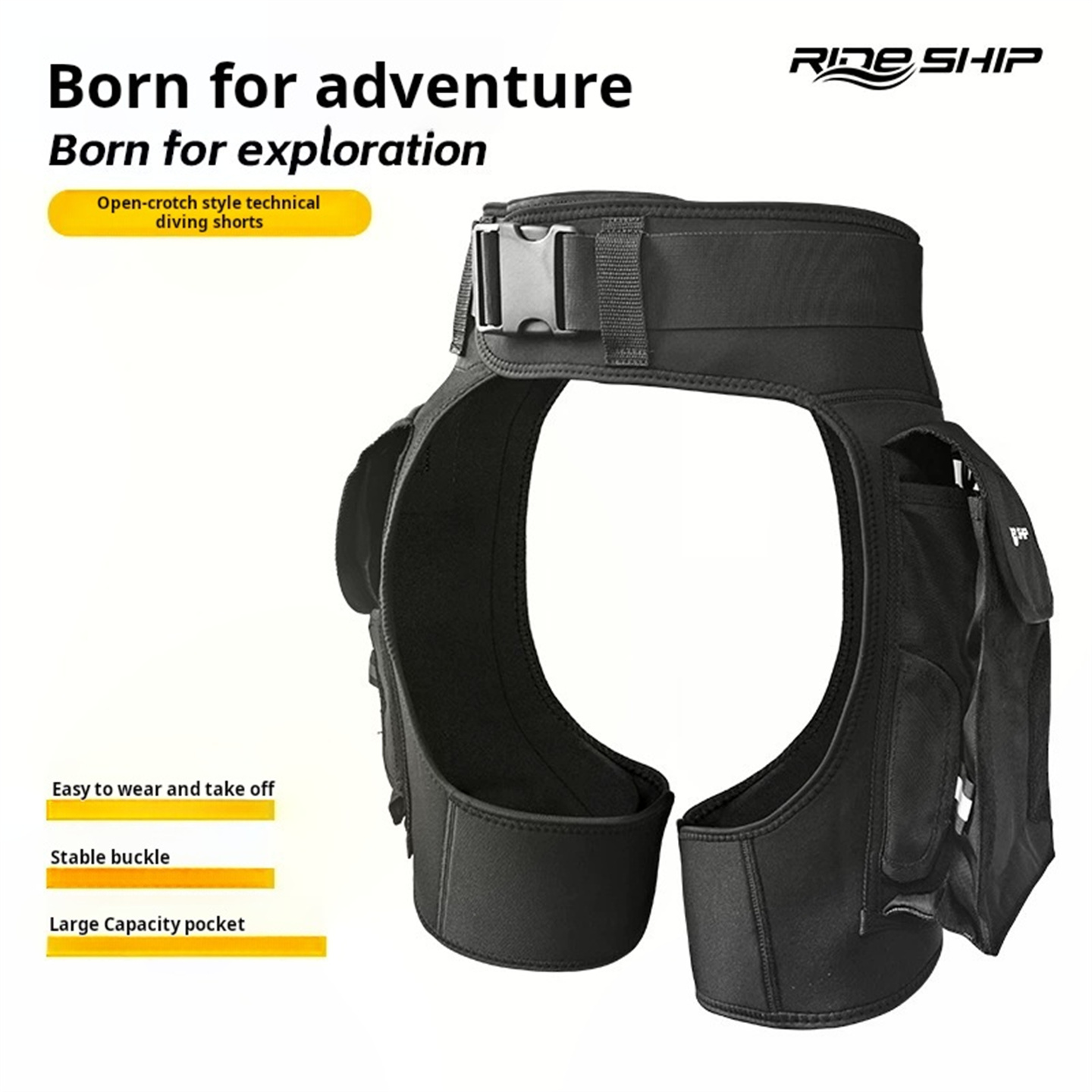 Wetsuit 3Mm Neoprene - Open-Crotch Style 3MM Neoprene Technical Diving