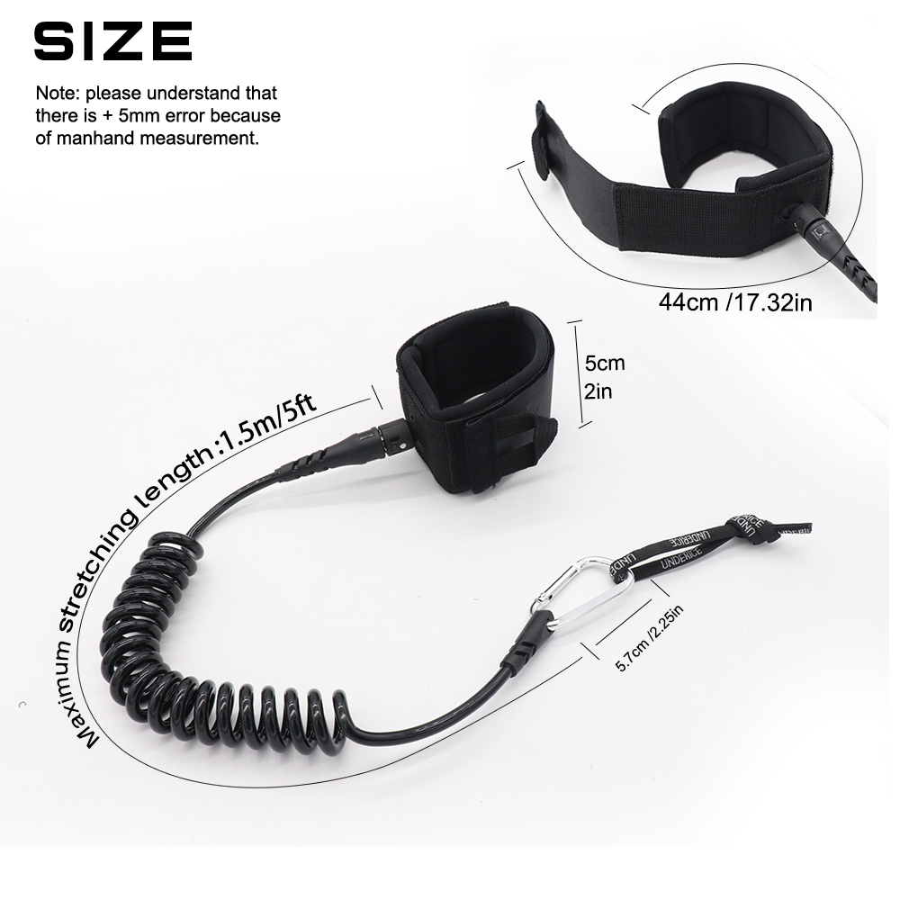 UICE 5FT 5MM Surf Leash Hand R - Surfboard Leash Ankle review and price