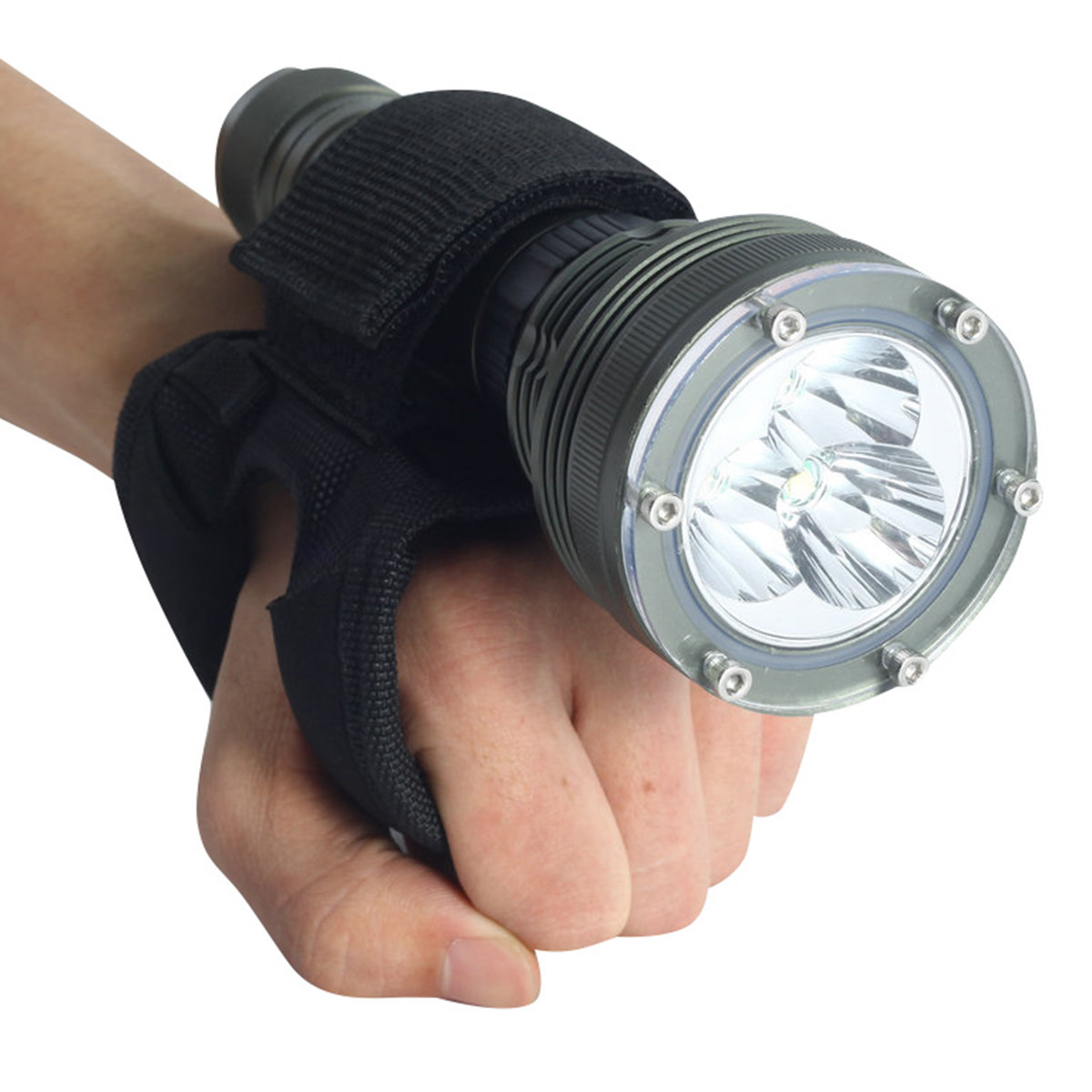 Adjustable Flashlight Holder W - Underwater Flashlight review and price