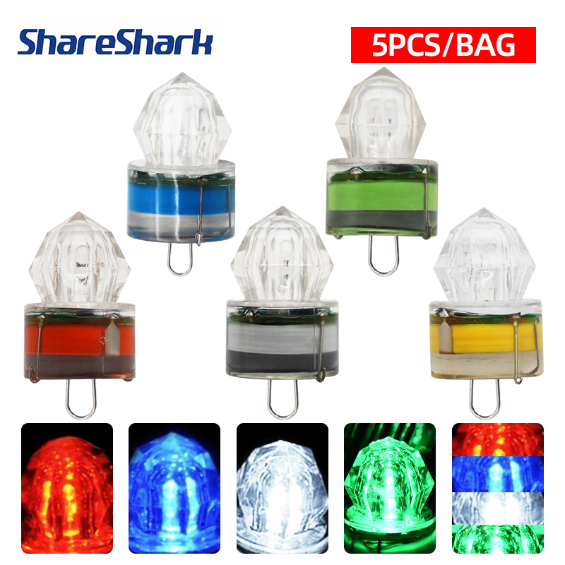 ShareShark 5pcs LED Fishing La - Underwater Flashlight review and price